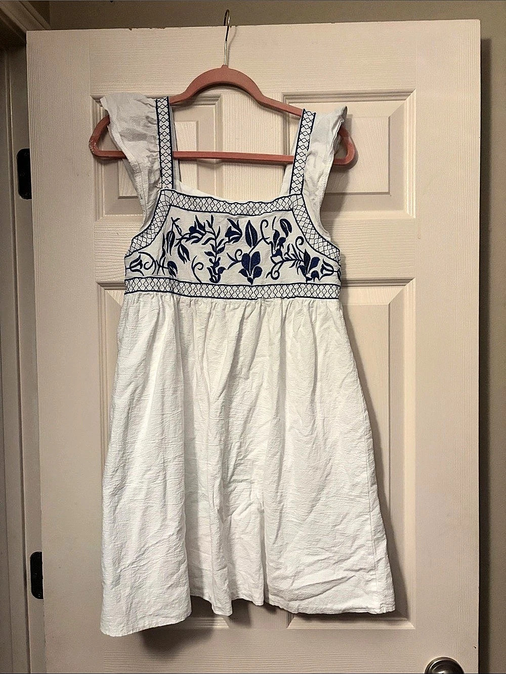 SHEIN Floral Embroidered Dress Girls Size 6